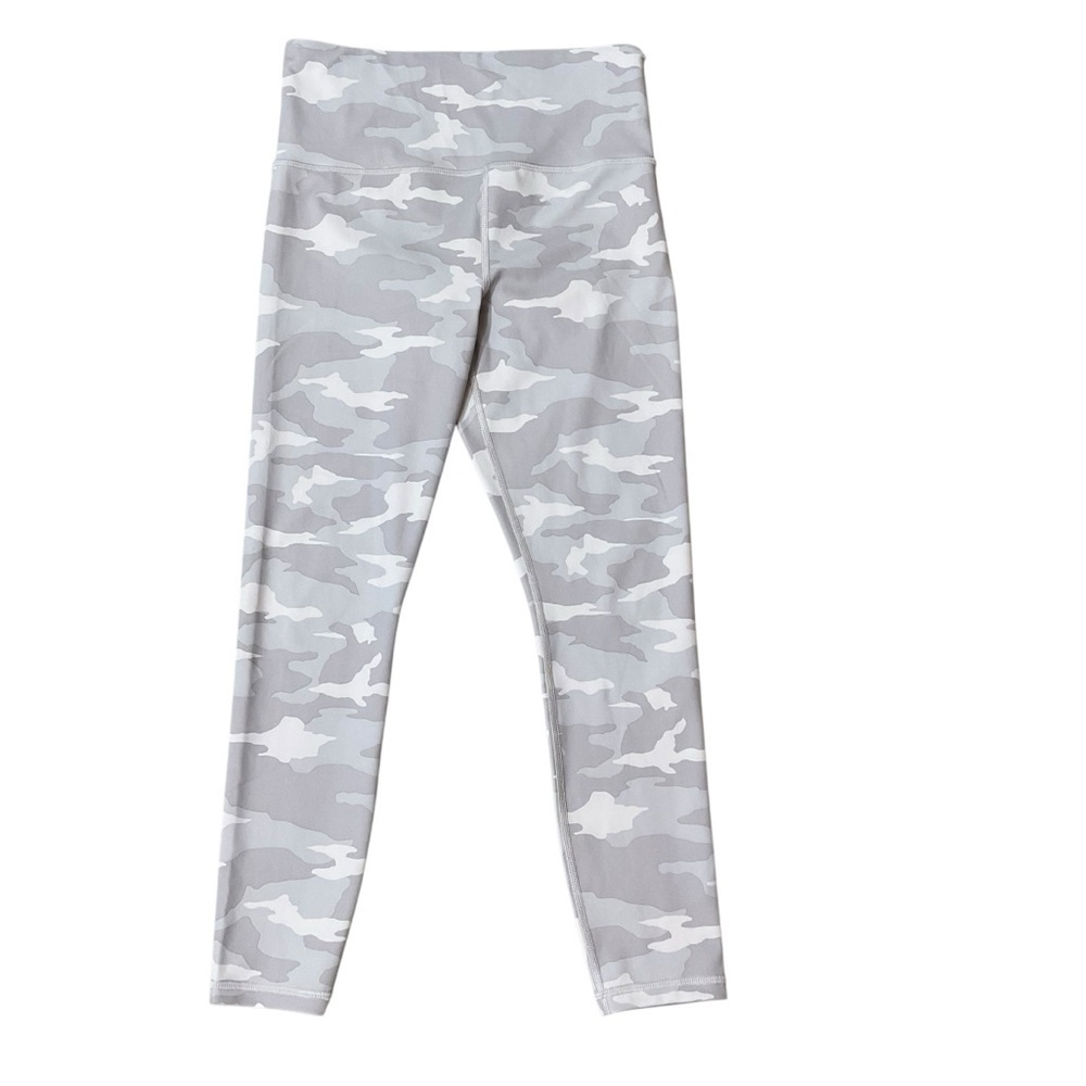 Athleta Elation 7/8 Tight Leggings Size Small Taupe Camo High Rise